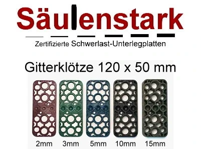 Säulenstark Gitterklötze