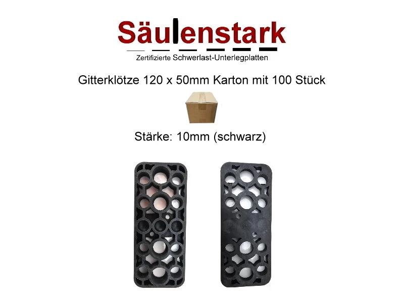 Säulenstark Gitterklötze