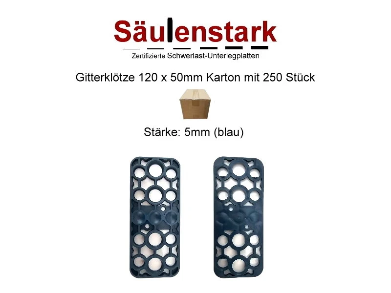 Säulenstark Gitterklötze