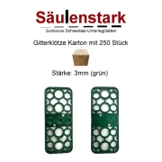 Säulenstark Gitterklötze