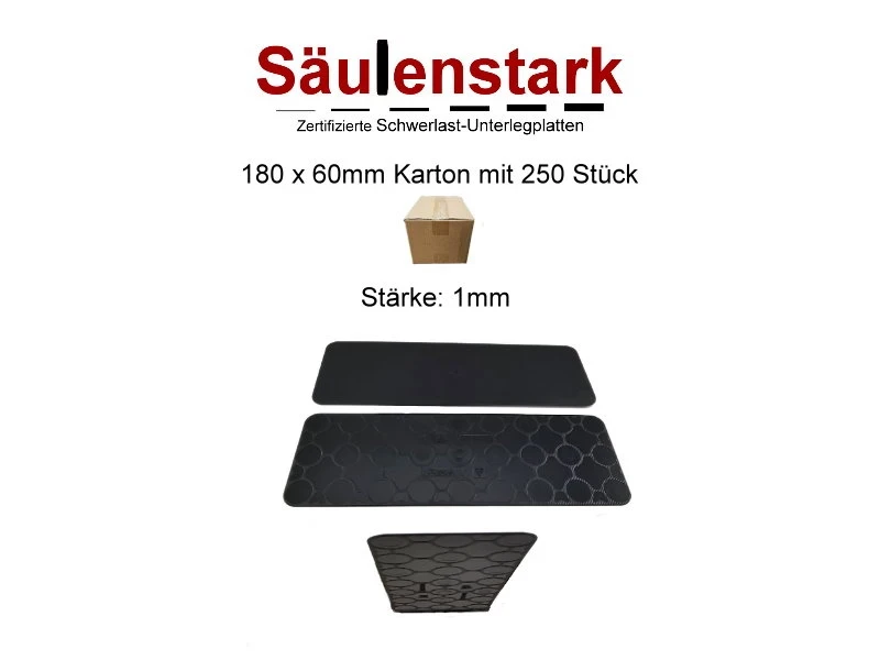 Säulenstark Unterlegplatten