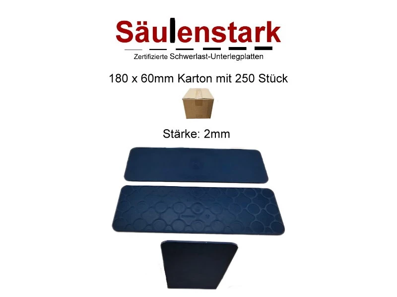 Säulenstark Unterlegplatten